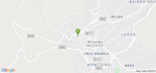mapa com endereço de biblioteca municipal de miranda do corvo